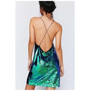 Urban Outfitters Ecote Sequin Mermaid Dress